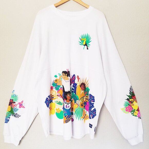 NEW Disney Encanto Spirit Jersey Time to Shine Graphic Unisex Top Plus 3XL White - Picture 5 of 16